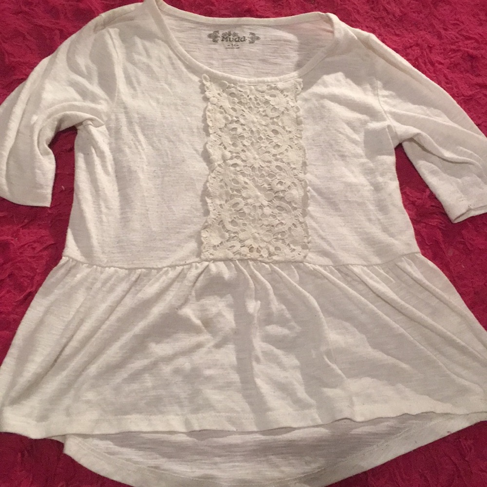 White flare top